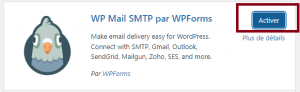 Activer WP Mail SMTP