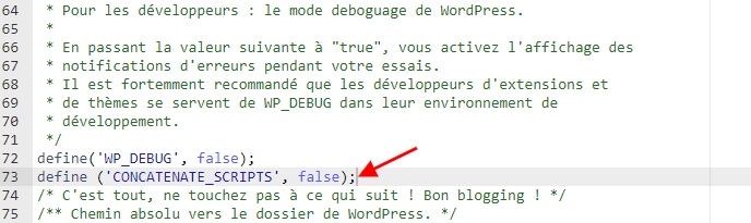 Wordpress code