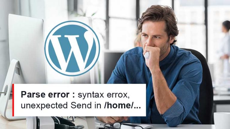 Comment corriger une erreur « Parse error : Syntax error » sur WordPress ?