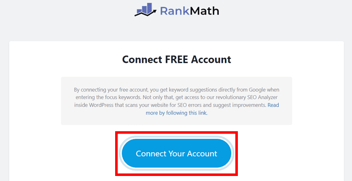 connecter Rank Math