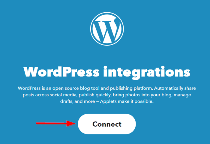 connecter WordPress