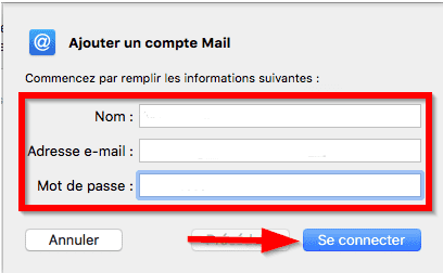 Ajouter un compte Mail Apple Mail Mac