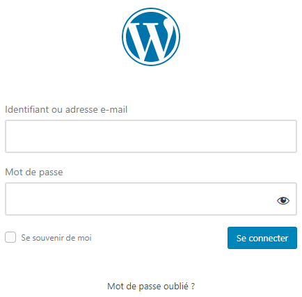 Personnaliser la page de connexion au tableau de bord WordPress