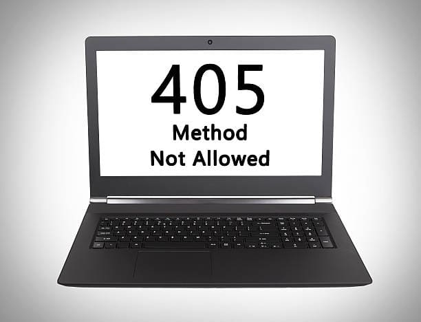corriger l'erreur HTTP 405 method not allowed