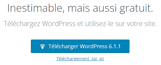 Télécharger WordPress