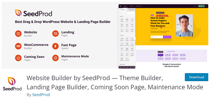 Website Builder by SeedProd