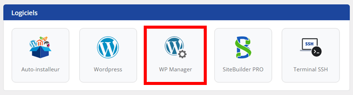 WP Manager hébergeur web LWS