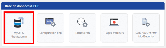 MySQL & phpMyAdmin