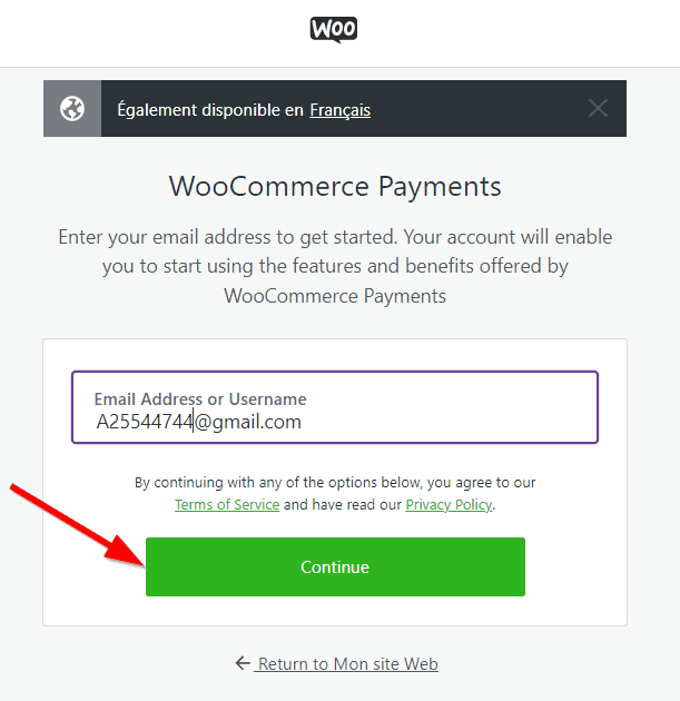 connecter WooCommerce Payments et WooCommerce