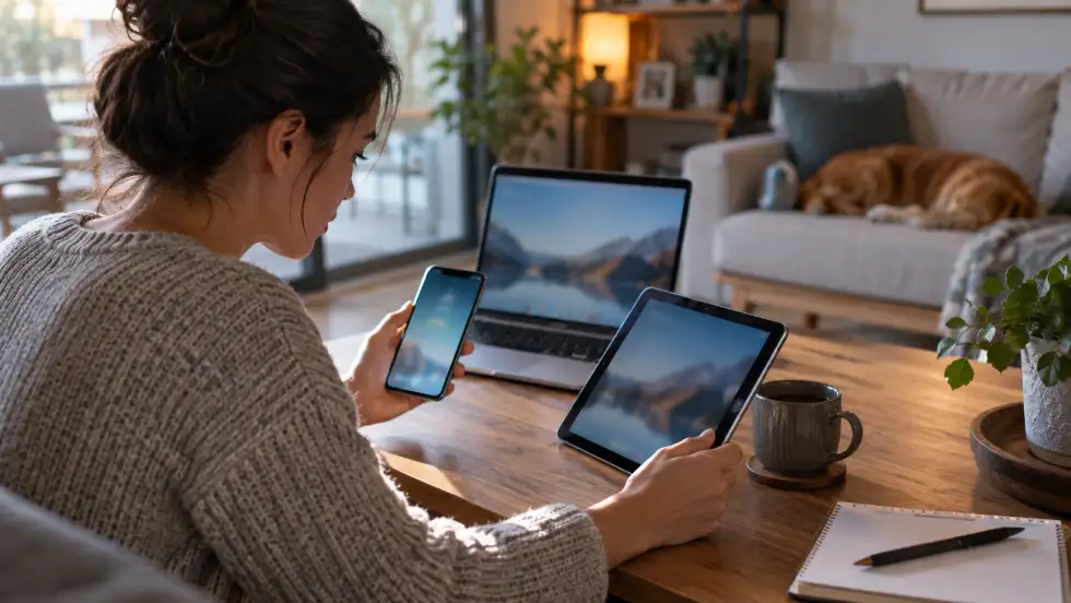 Utiliser un autre appareil pour vous connecter