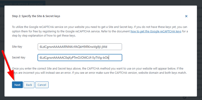 Connexion de WordPress et Google reCAPTCHA
