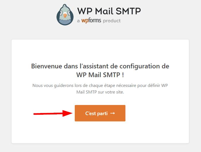 Démarrer la configuration de WP Mail SMTP