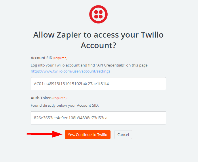 Connecter Zapier et Twilio