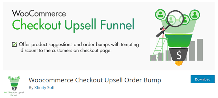 1.Woocommerce Checkout Upsell Order Bump