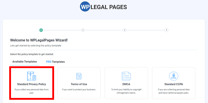 Modèle de politique de confidentialité WPLegalPage