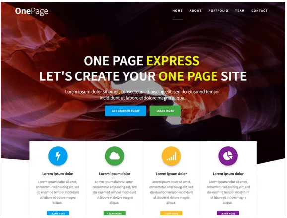 One Page Express