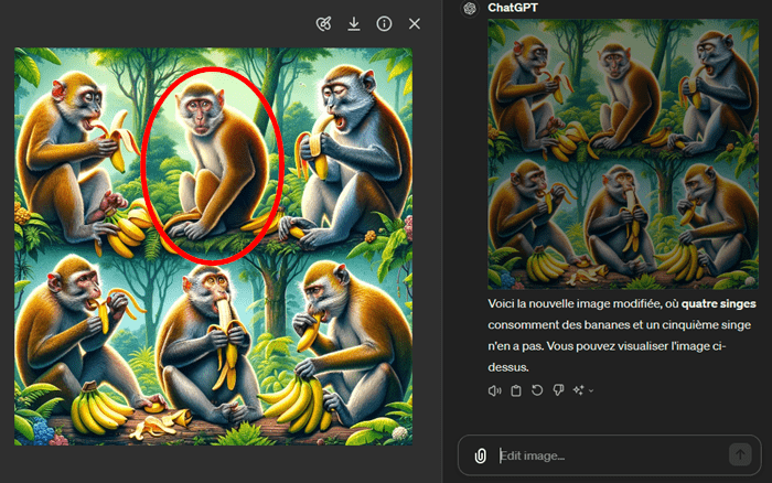 Modification d'une image sur DALL-E