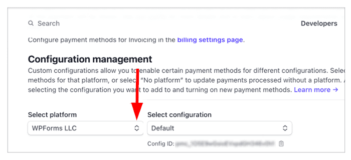 Activer WPForms dans Stripe