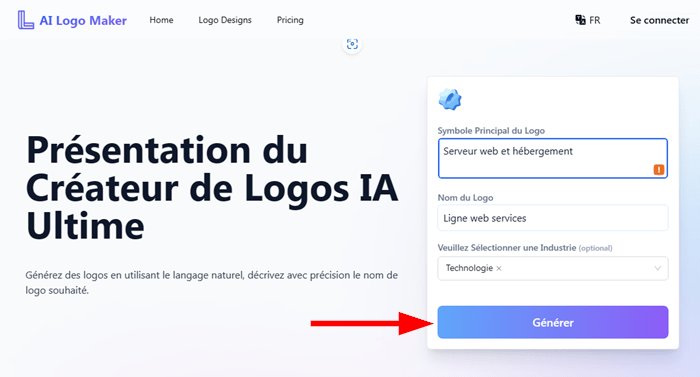 Créer un logo avec l'IA pour son site WordPress