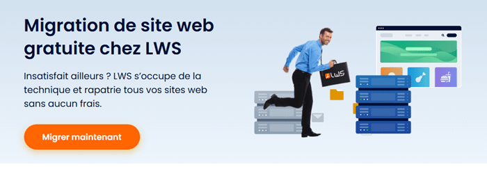 Migrer site WordPress : service gratuit pour migrer votre site chez LWS