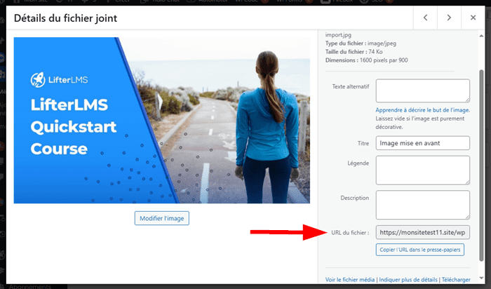 comparer l’URL de l’image à la structure d’URL de votre site