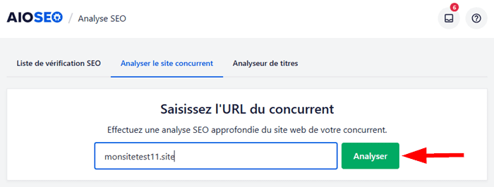 Analyse concurrentielle sur WordPress avec All In One SEO