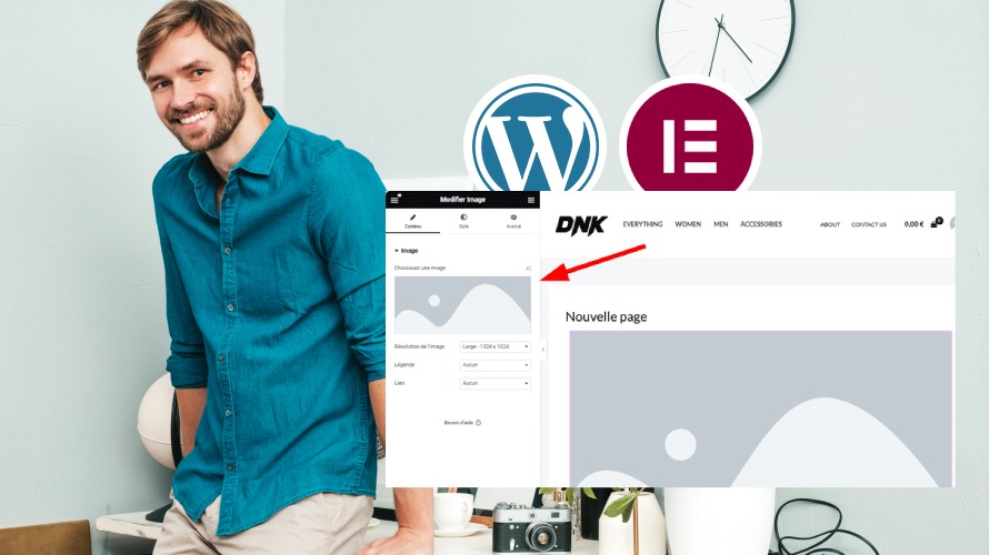 Comment intégrer des images dans une page avec Elementor WordPress