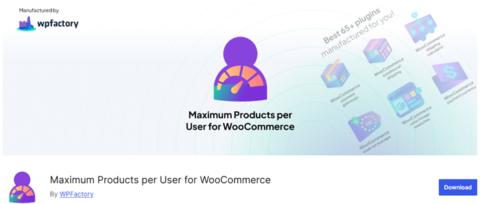 WooCommerce Maximum Products per User