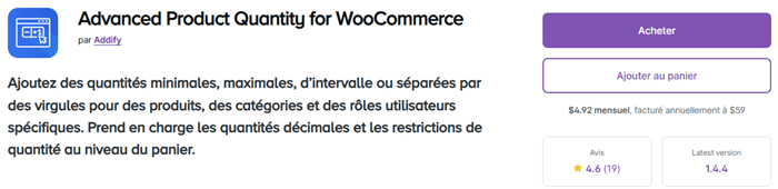 Advanced Product Quantity for WooCommerce