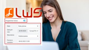 Envoyer des e-mails récurrents avec les mails professionnels LWS