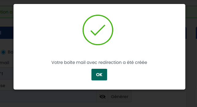 Créer une redirection email sur LWS Panel
