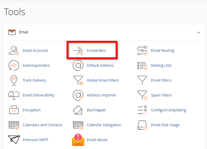 Forwaders/LWS cPanel