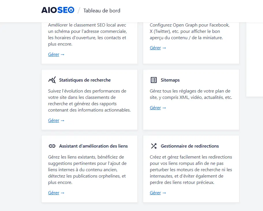 Controler l'activation de sitemap