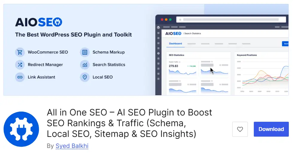 All in One SEO WordPress : présentation et positionnement